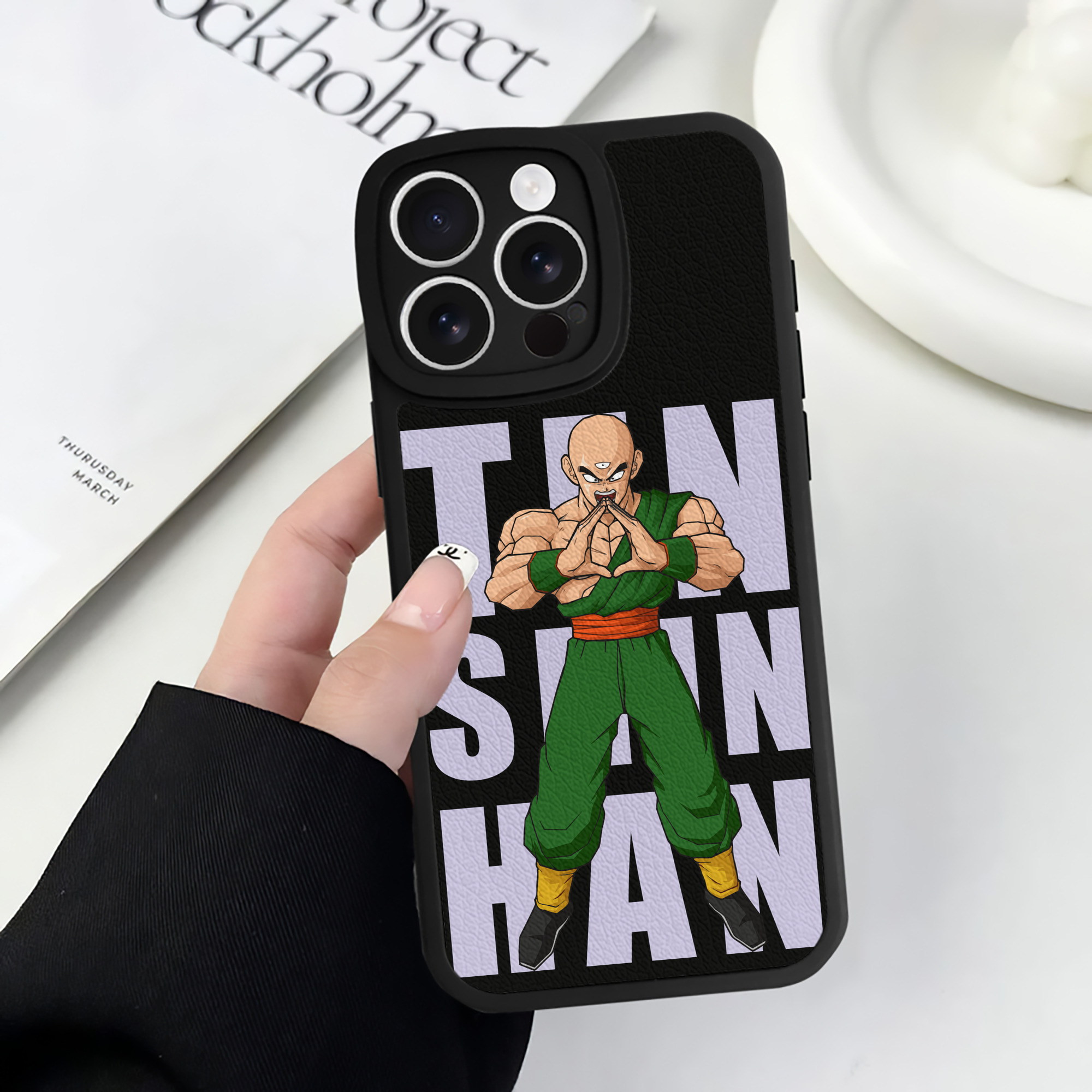 （画像用） ドラゴンボール DRAGON BALL 【iPhone 16シリーズ対応】シリコンスマホケース（レザー調） 材質：シリコン